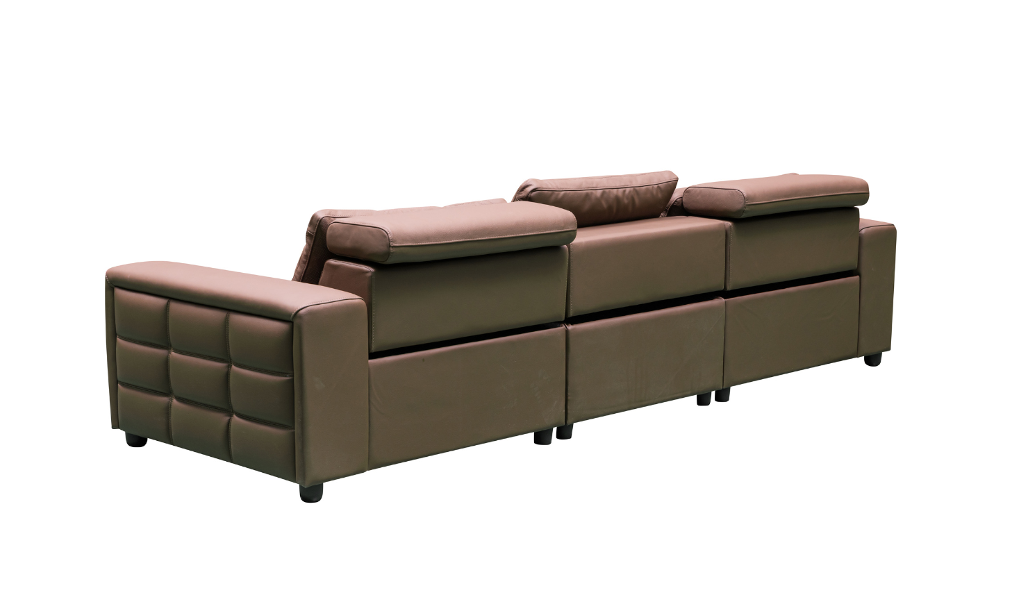 Klaussner Serenity 3-seater Brown Leather Power Reclining Sofa