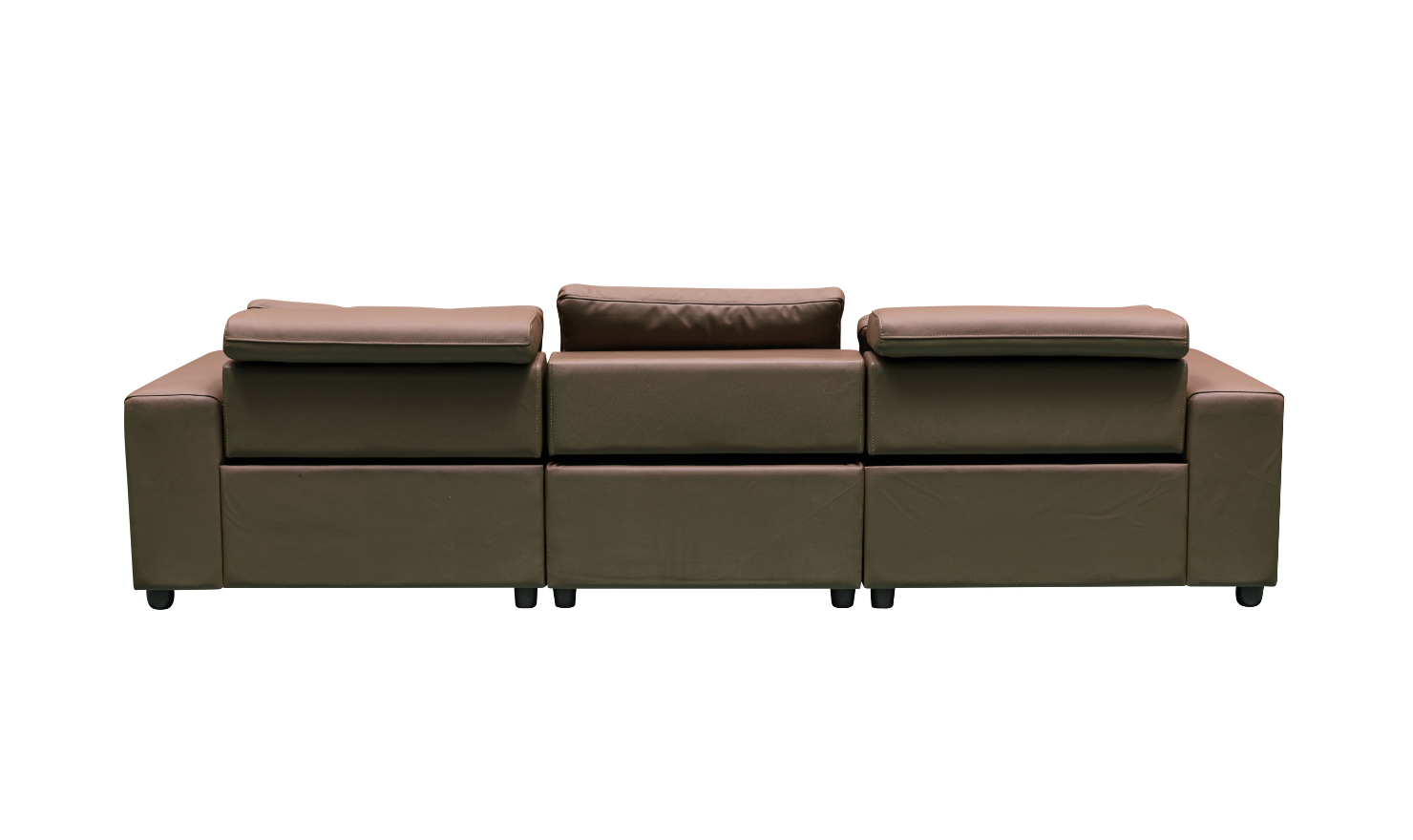 Klaussner Serenity 3-seater Brown Leather Power Reclining Sofa