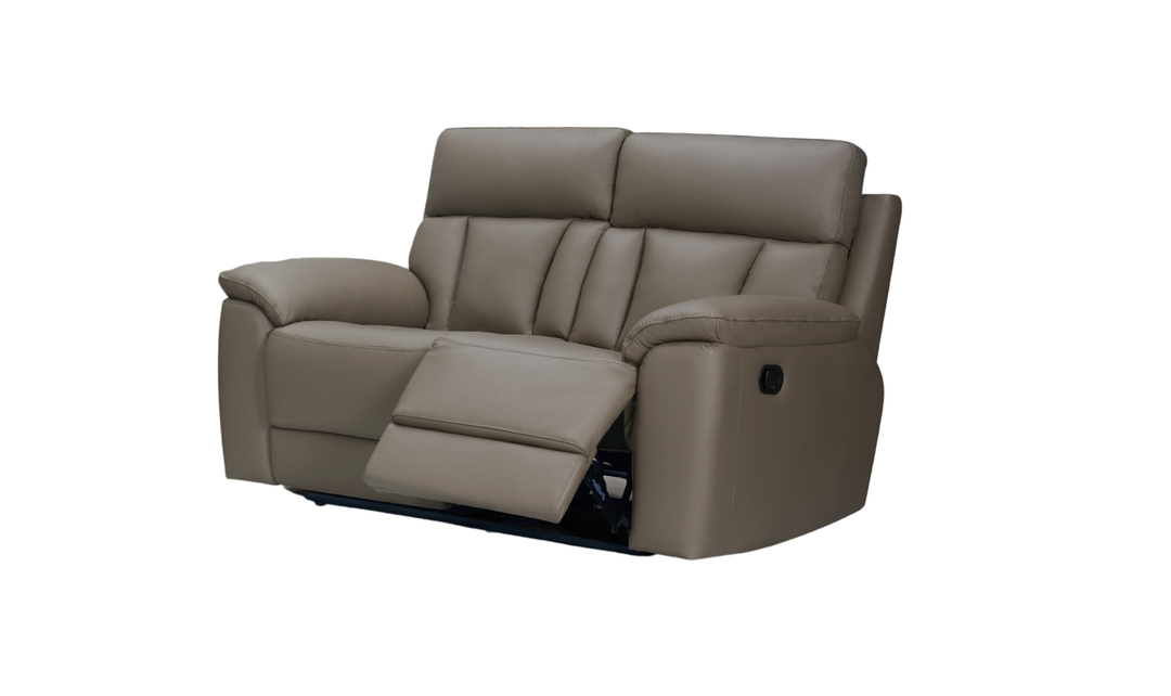 Klaussner Siena Manual Reclining Living Room Set (Sofa + Loveseat) - Jennifer Furniture