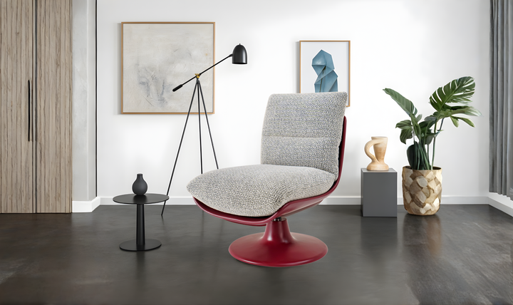 Klaussner Signoria Light Gray Lounge Chair