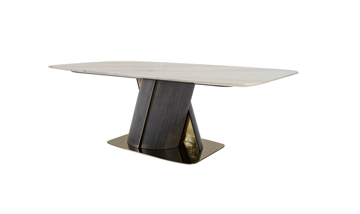 Klaussner Sorriso Coffee Table with Beige Marble Finish