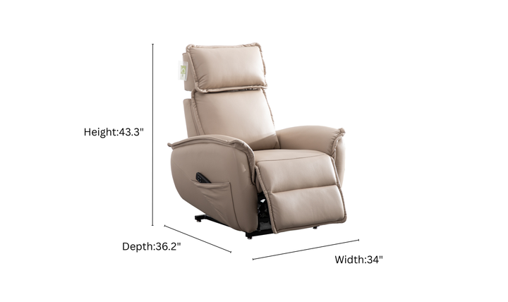 Klaussner Velore Dual Motors Recliner Chair