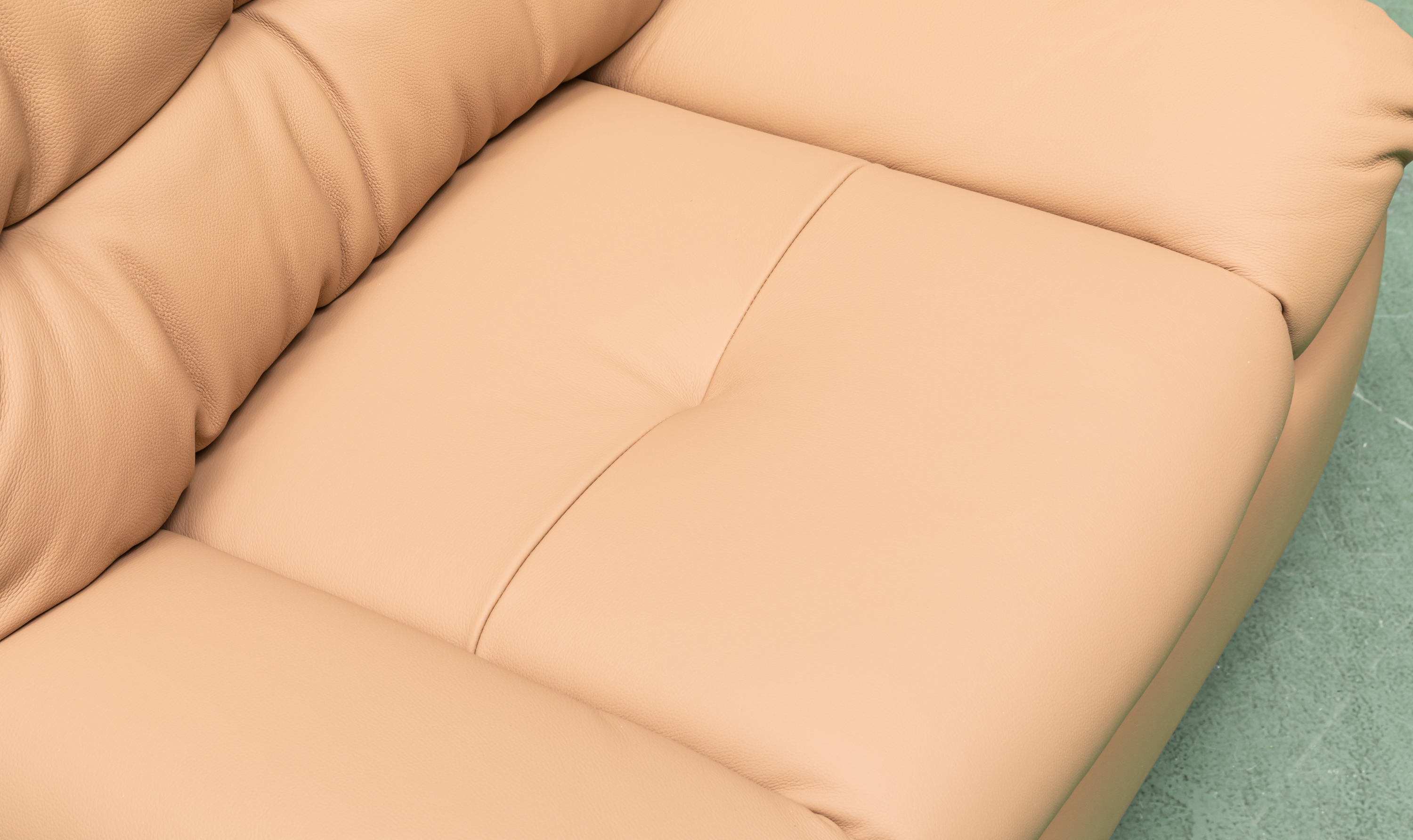 Klaussner Stella Swivel Glider Leather Manual Recliner with Cushion Arms-Jennifer Furniture