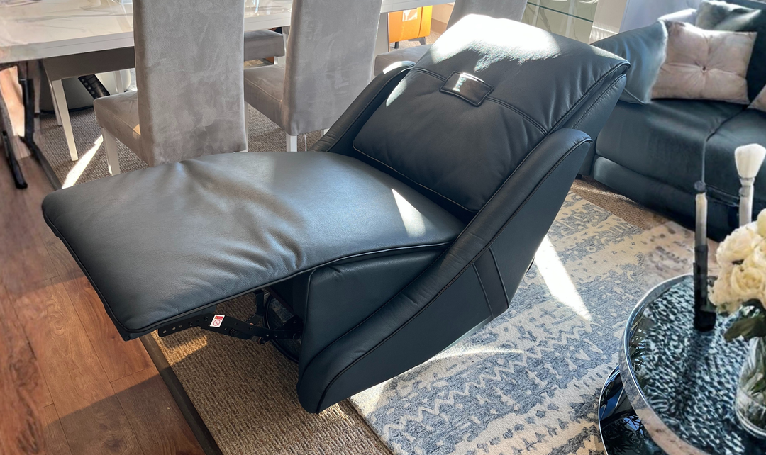 Klaussner Stellore PWR recliner chair with swivel and rocking chair-Jennifer Furniture
