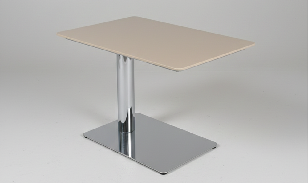 Klaussner Stile Beige Marble Side Table-Jennifer Furniture