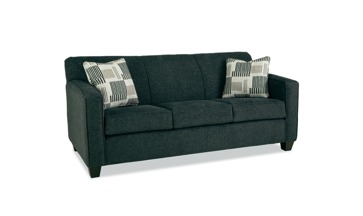 Klaussner Tribeca Fabric Tight Back Sofa with Track Arm - Jennifer Furniture