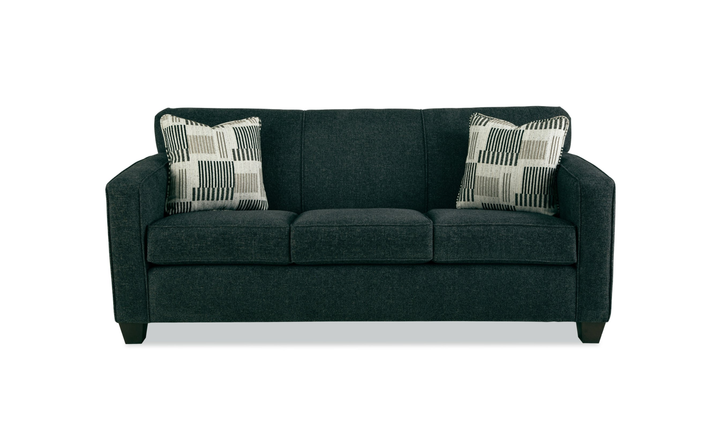 Klaussner Tribeca Fabric Tight Back Sofa with Track Arm - Jennifer Furniture