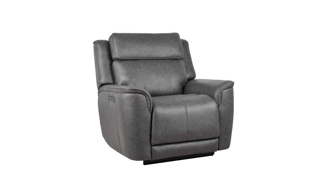 Klaussner Velari Fabric Power Recliner Chair with Adjustable Headrest