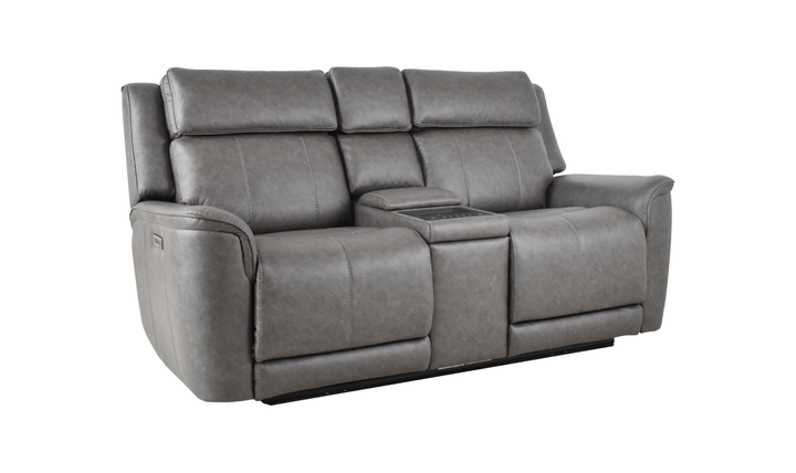 Klaussner Velari Fabric Power Reclining Loveseat with Built-in Audio System