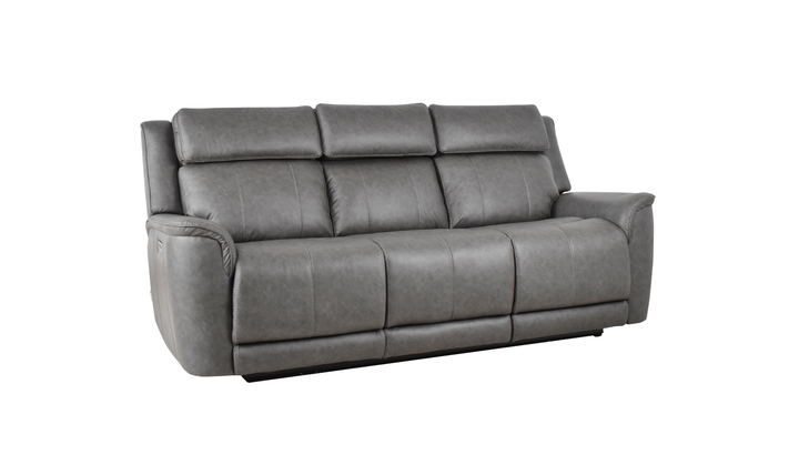 Klaussner Velari Fabric Power Reclining Sofa with Adjustable Headrest