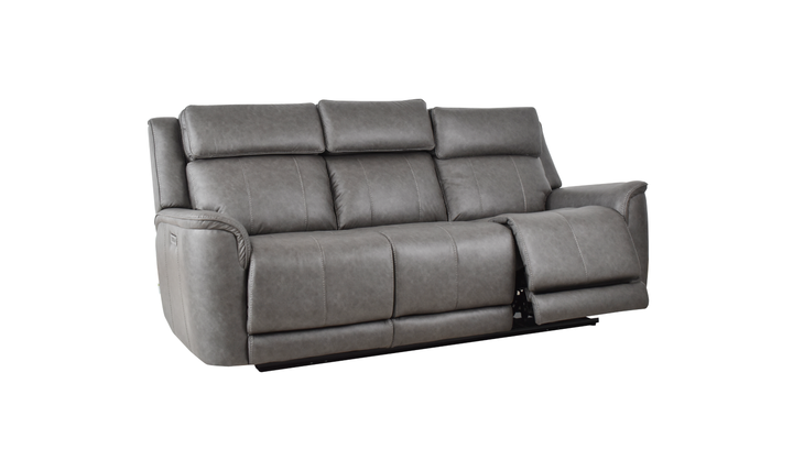 Klaussner Velari Fabric Power Reclining Sofa with Adjustable Headrest