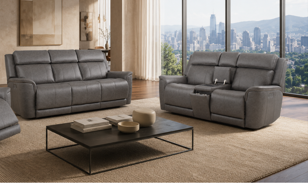 Klaussner Velari Fabric Reclining Living Room Set with USB Port