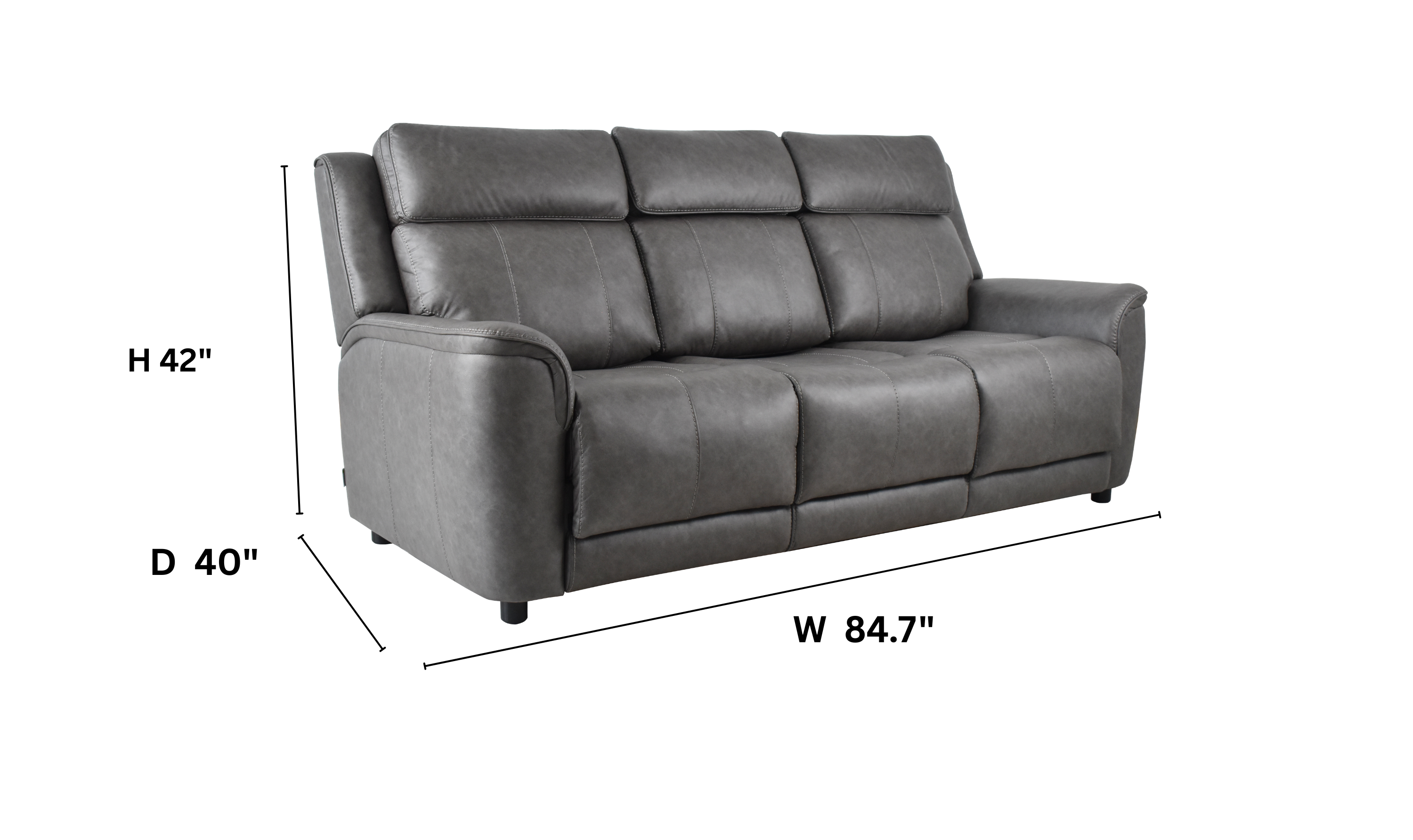 Klaussner Velari Fabric Power Reclining Loveseat with Mulitn Audio System-jennifer Furniture-Jennifer Furniture