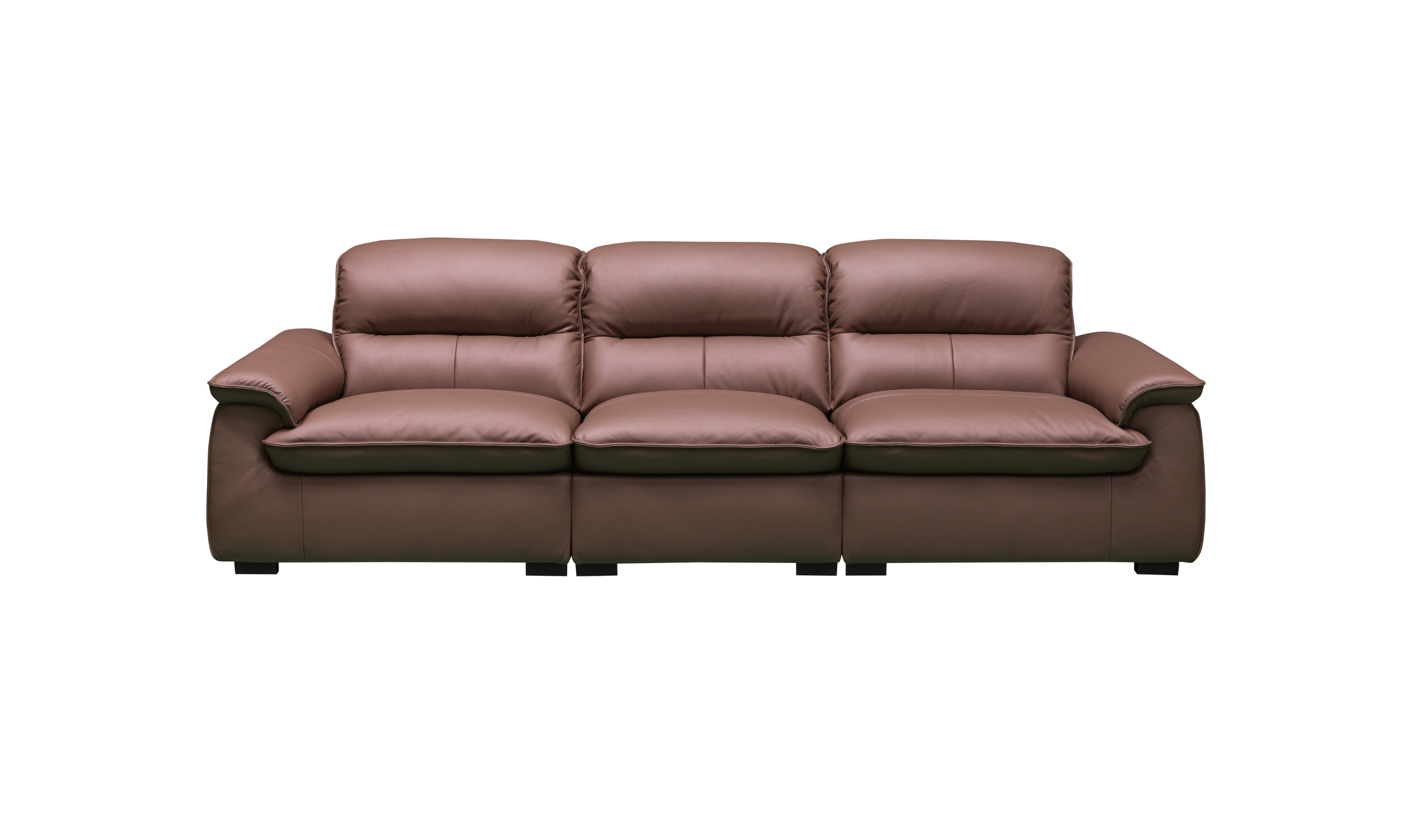 Klaussner Velisse Stationary Leather Living Room Set ( Sofa + Loveseat)