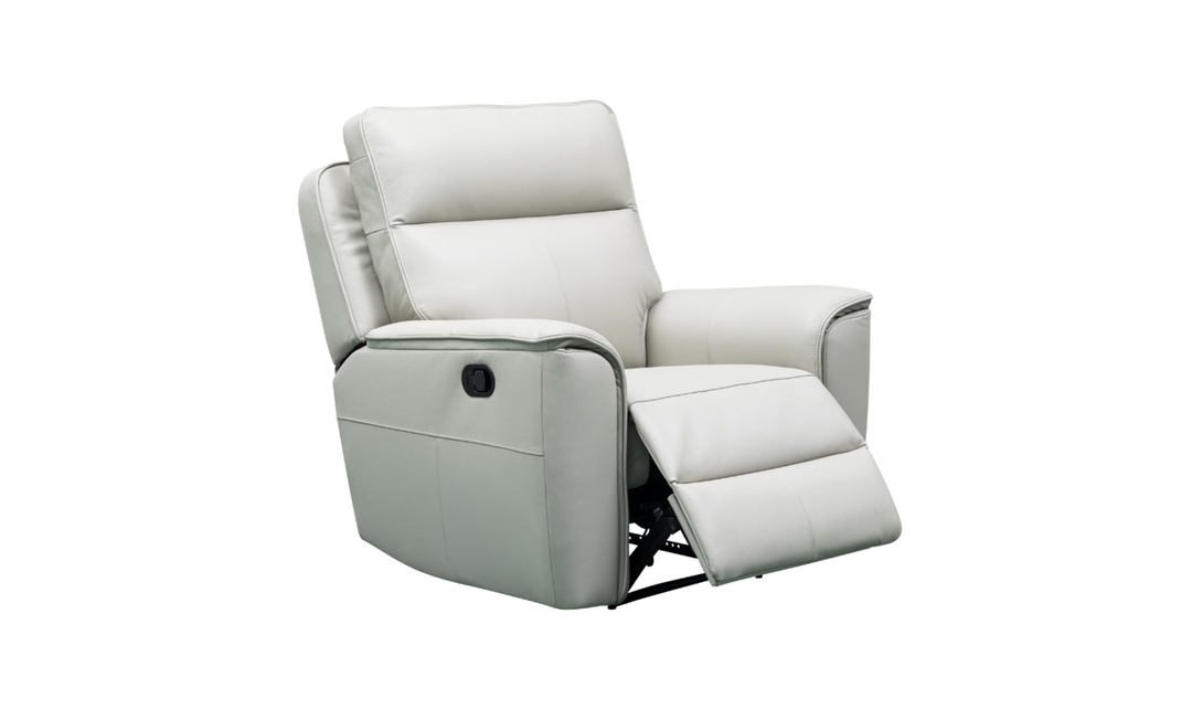 Klaussner Venezia White Italian Leather Living Room Sofa Set-Jennifer Furniture