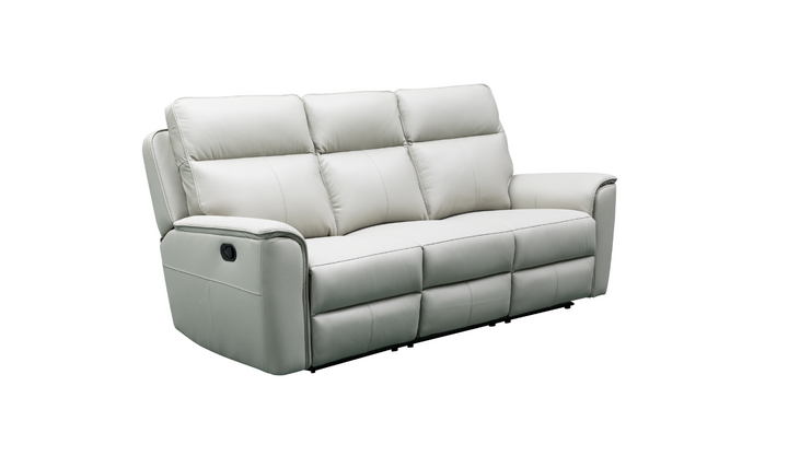 Klaussner Venezia leather white Living Room Set-Jennifer Furniture
