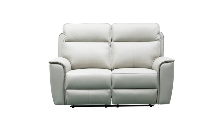 Klaussner Venezia leather white Living Room Set-Jennifer Furniture