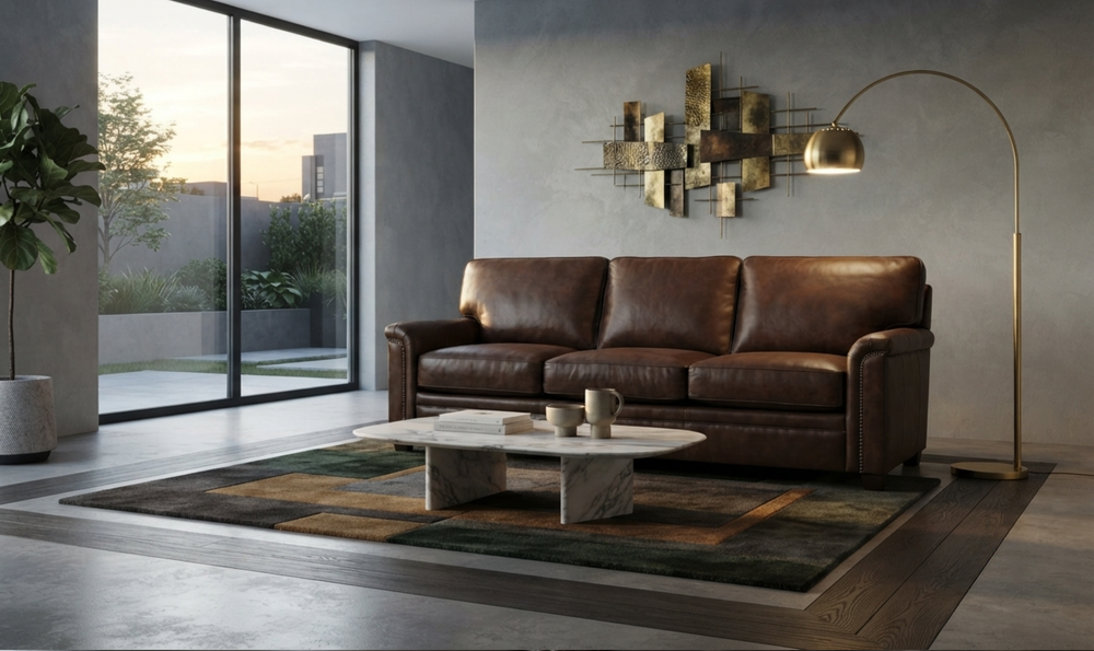 Klaussner Warren Sleeper Sofa with Track Arms-JenniferFurniture