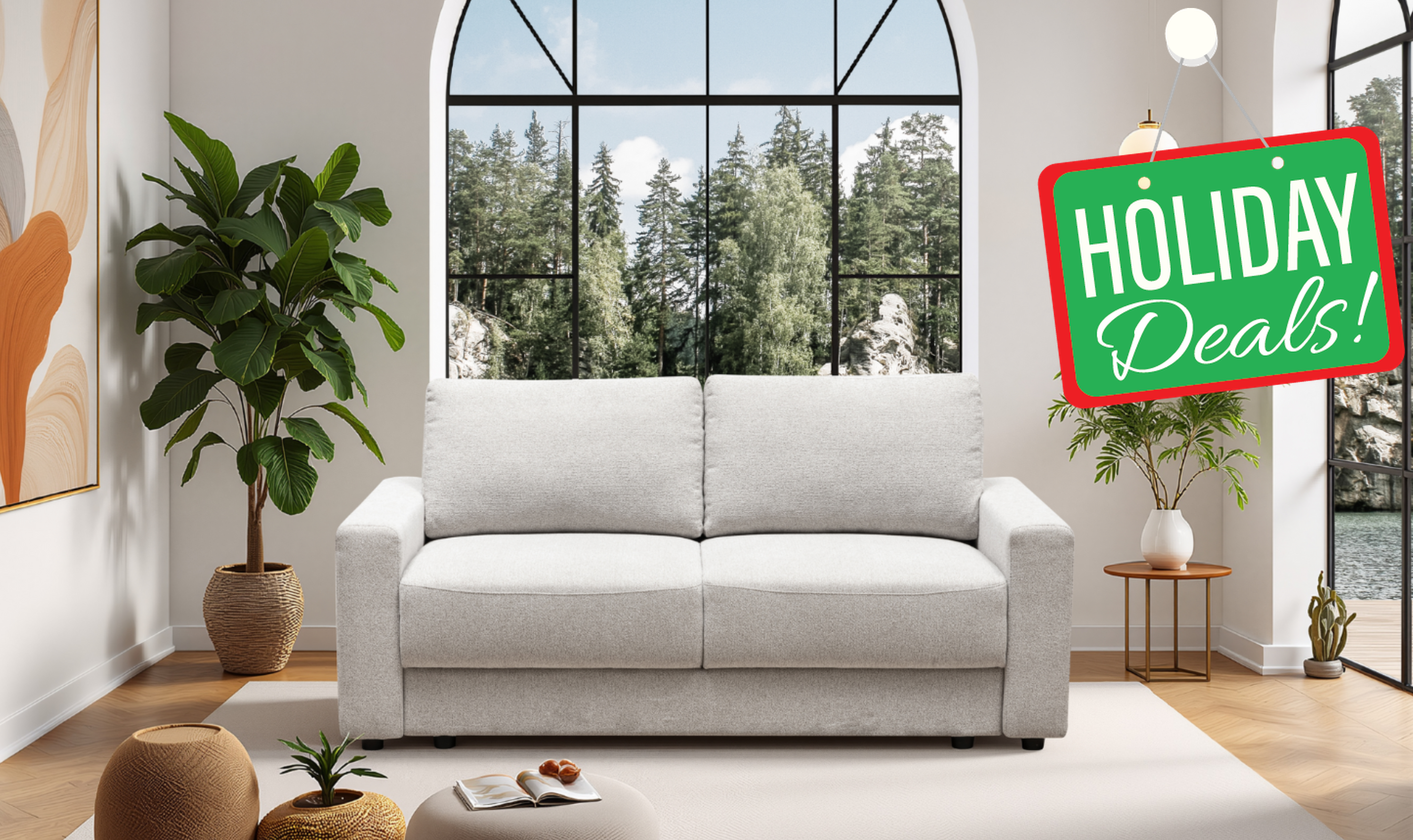 Klaussner Wigan Fabric Sleeper Sofa-Jennifer furniture