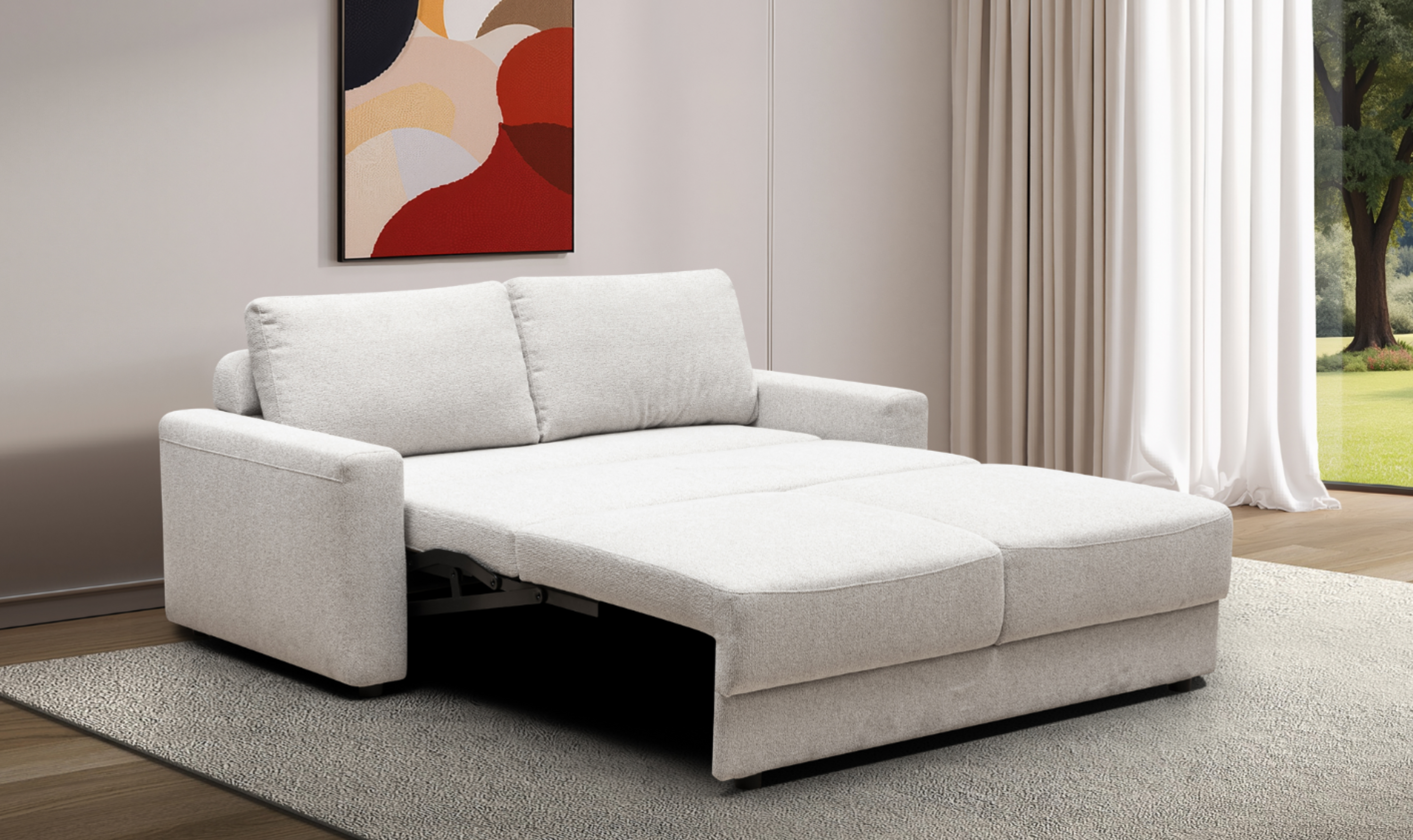 Klaussner Wigan Fabric Sleeper Sofa-Jennifer furniture