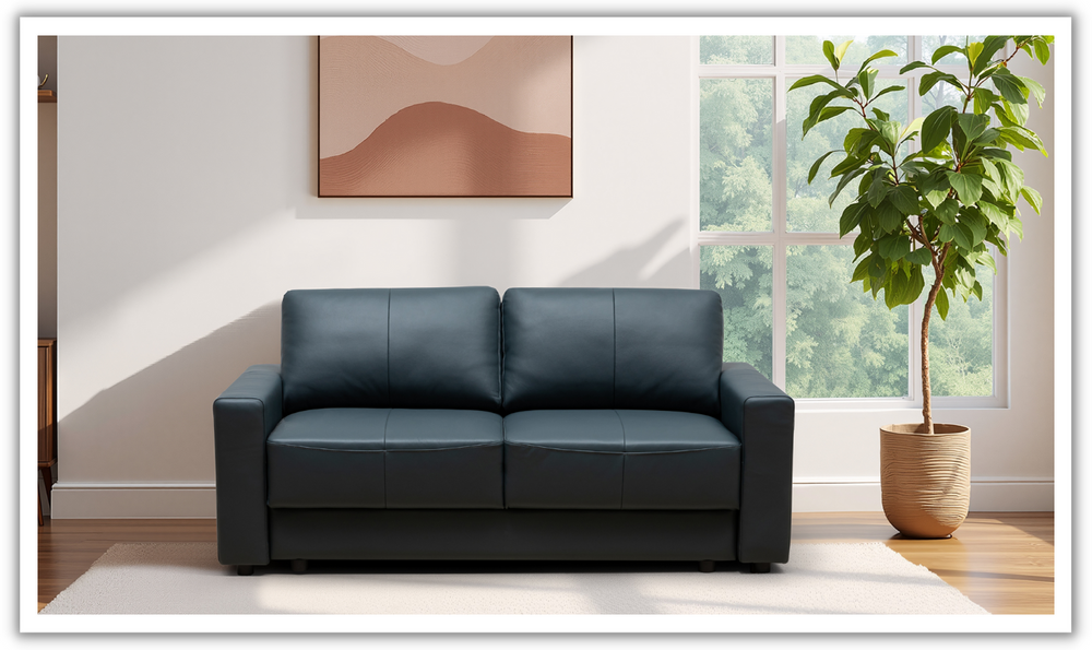 Klaussner Wigan Leather Sleeper Sofa-Jennifer Furniture