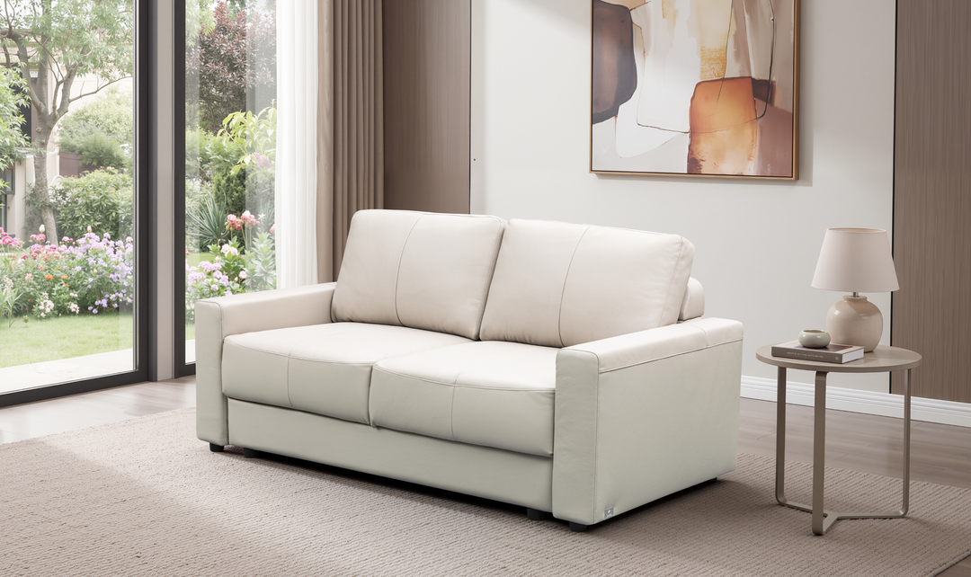 Klaussner Wigan Leather Sleeper Sofa