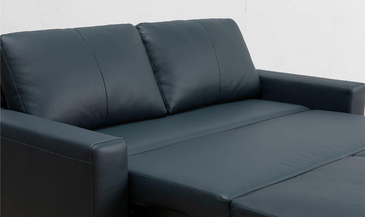 Klaussner Wigan Leather Sleeper Sofa-Jennifer Furniture