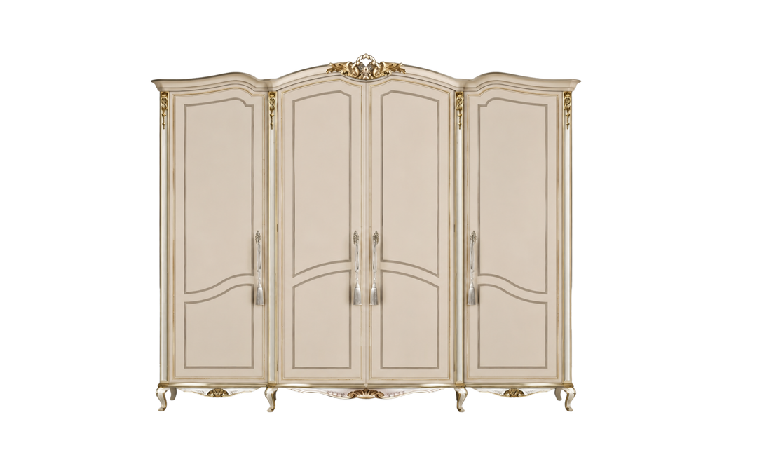 Klaussner Yasmina Traditional Luxury Wood Dresser with Ornate Carved Details