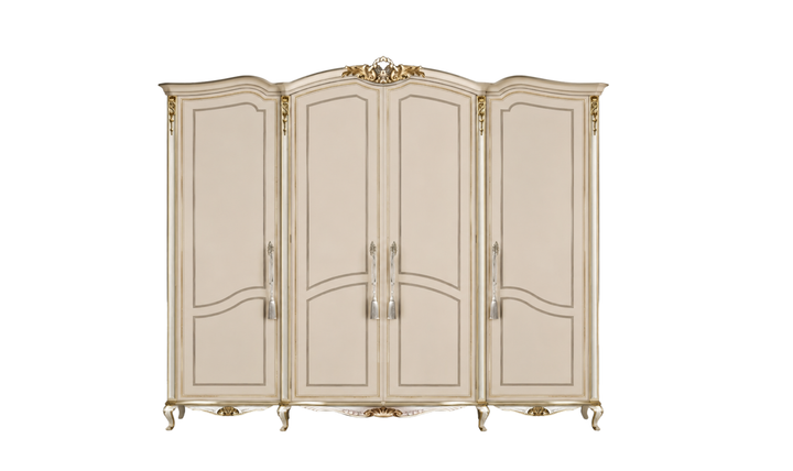 Klaussner Yasmina Traditional Luxury Wood Dresser with Ornate Carved Details