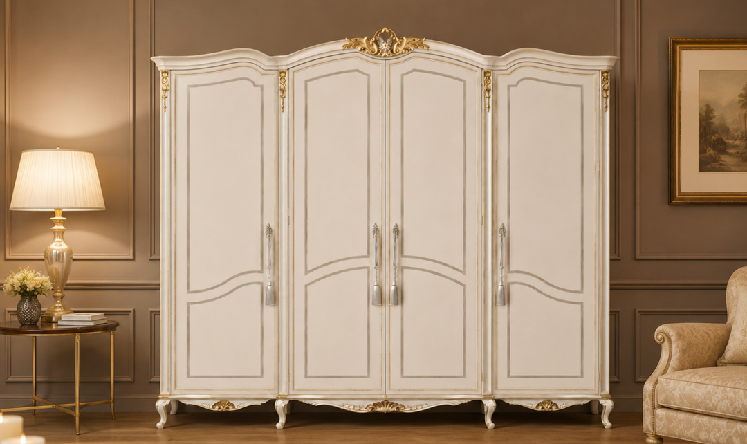 Klaussner Yasmina Traditional Luxury Wood Dresser with Ornate Carved Details-Jennifer