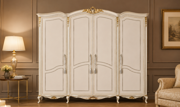 Klaussner Yasmina Traditional Luxury Wood Dresser with Ornate Carved Details-Jennifer