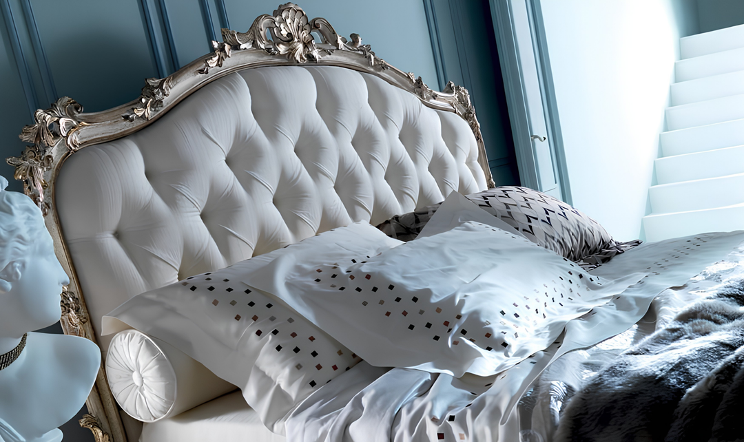Klaussner Yasmina Traditional Luxury Wooden King Size Bed-Jennifer