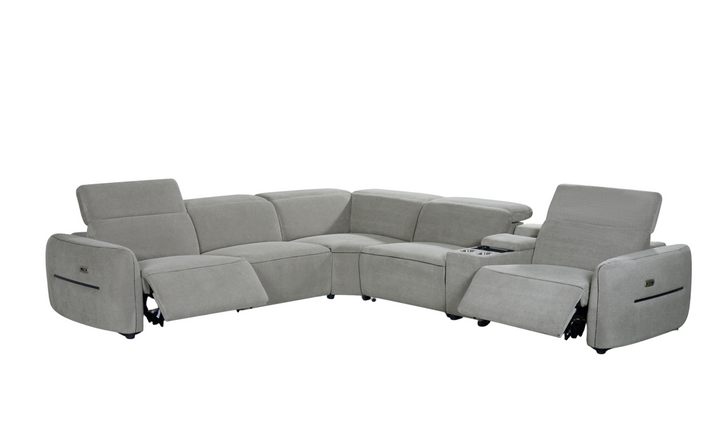 Klaussner Zenith Power Motion Reclining Sectional Sofa-Jennifer Furniture