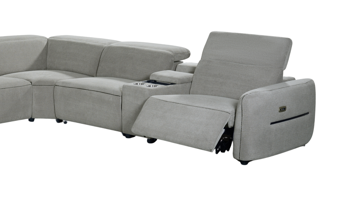 Klaussner Zenith Power Motion Reclining Sectional Sofa-Jennifer Furniture
