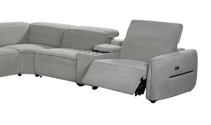 Klaussner Zenith Power Motion Reclining Sectional Sofa-Jennifer Furniture