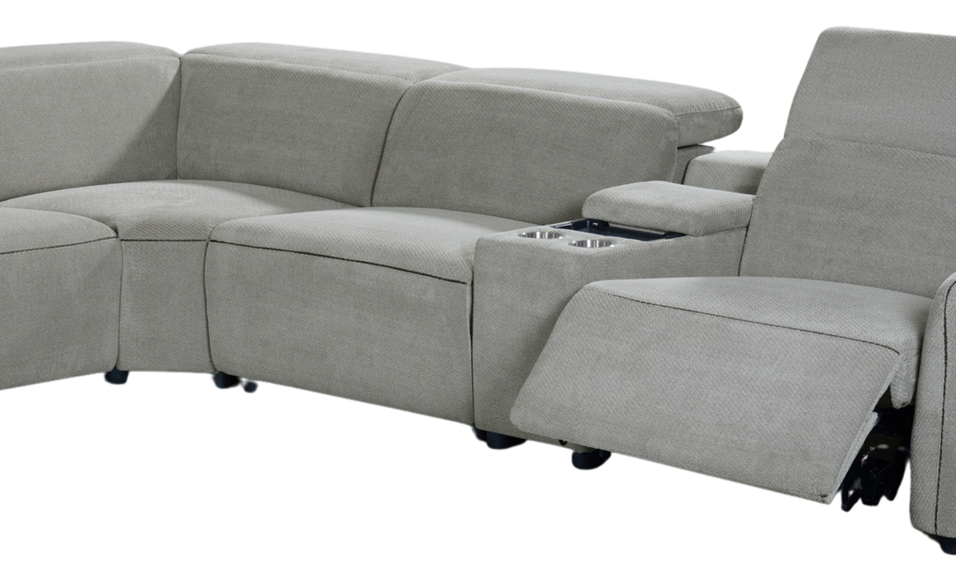 Klaussner Zenith Power Motion Reclining Sectional Sofa-Jennifer Furniture