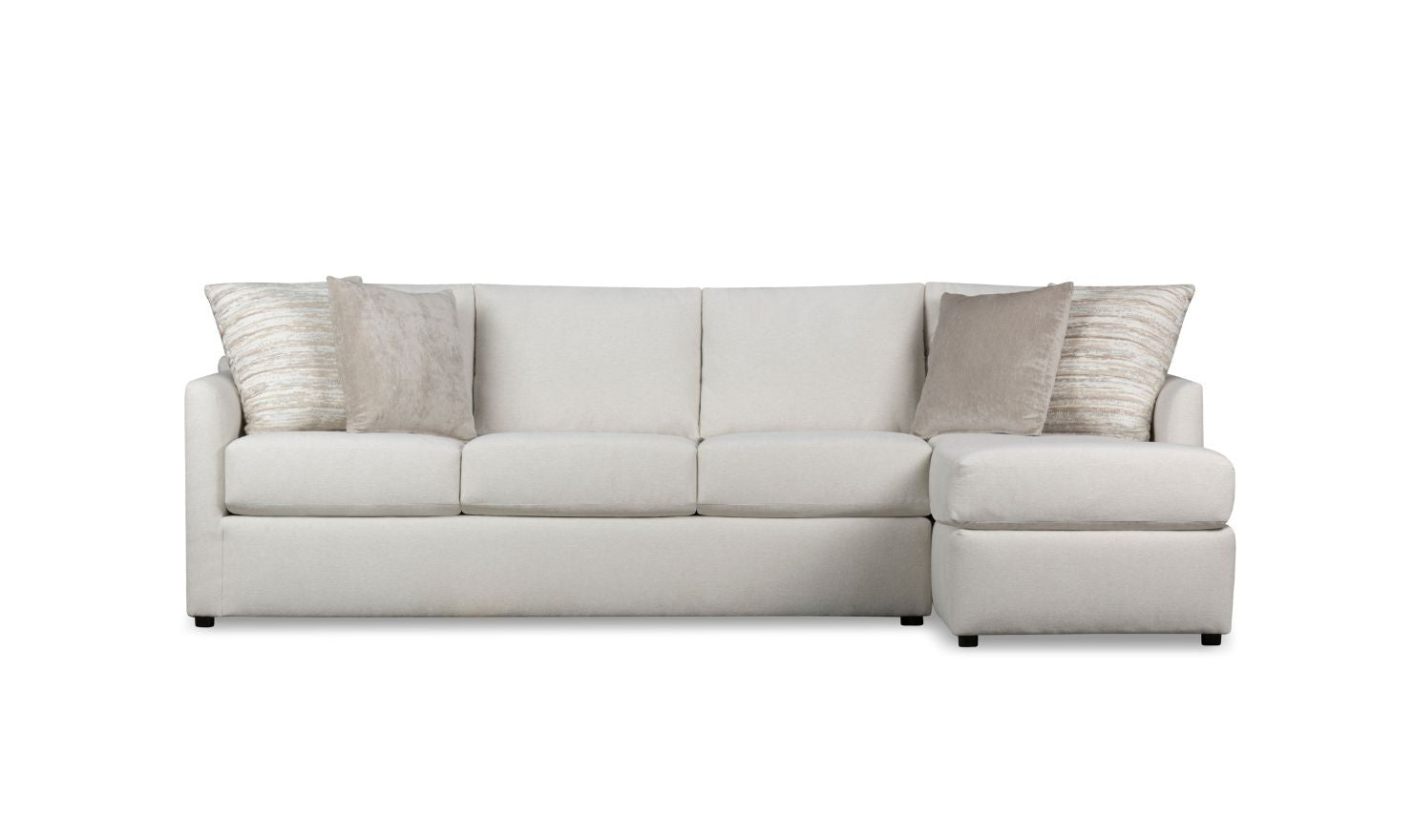 Klaussner Atlanta L-Shape Fabric Sectional Sofa