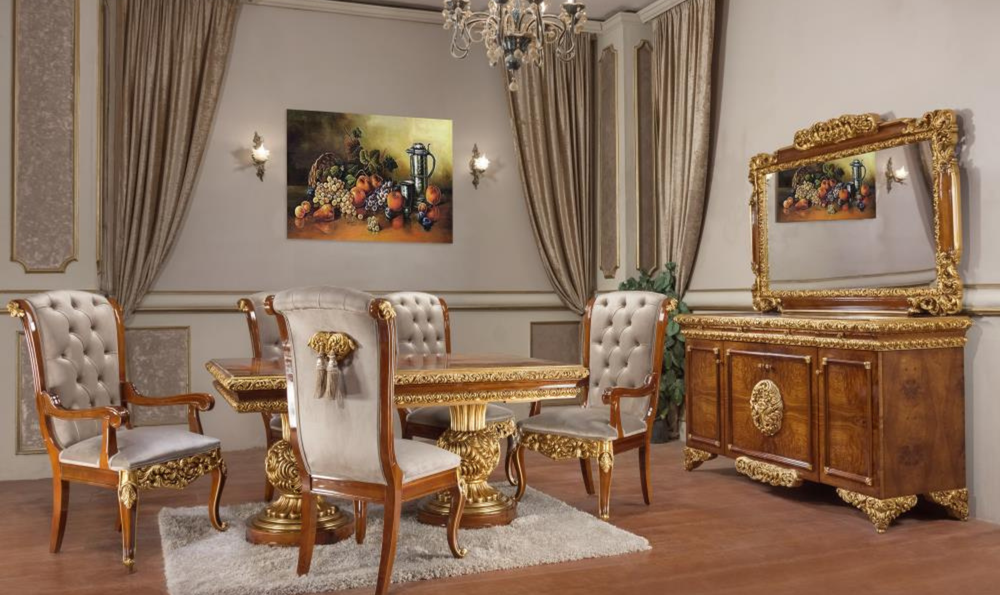 Klaussner Anna Mastercrafted Dining Room Set-Jennifer Furniture