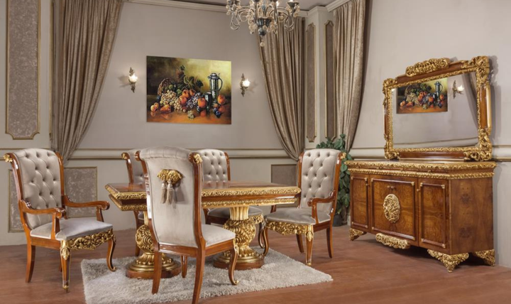 Klaussner Anna Mastercrafted Dining Room Set-Jennifer Furniture