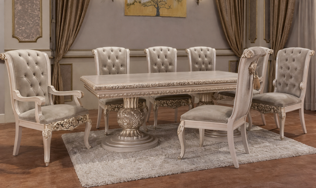 Klaussner Anna Mastercrafted Dining Room Set