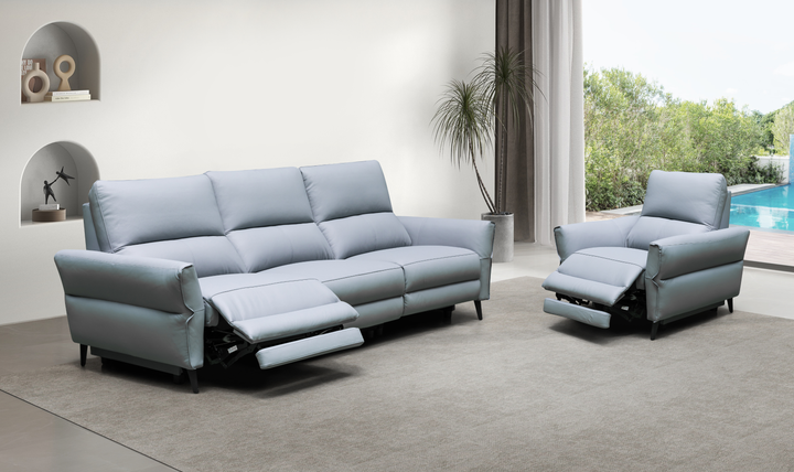Klaussner Armonia Leather Power Reclining Living Room Set