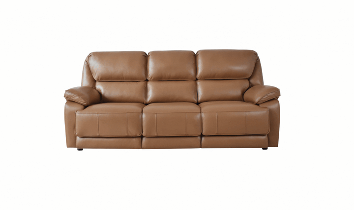 Klaussner Ashton 3 Seater Queen Sleeper Sofa in Leather