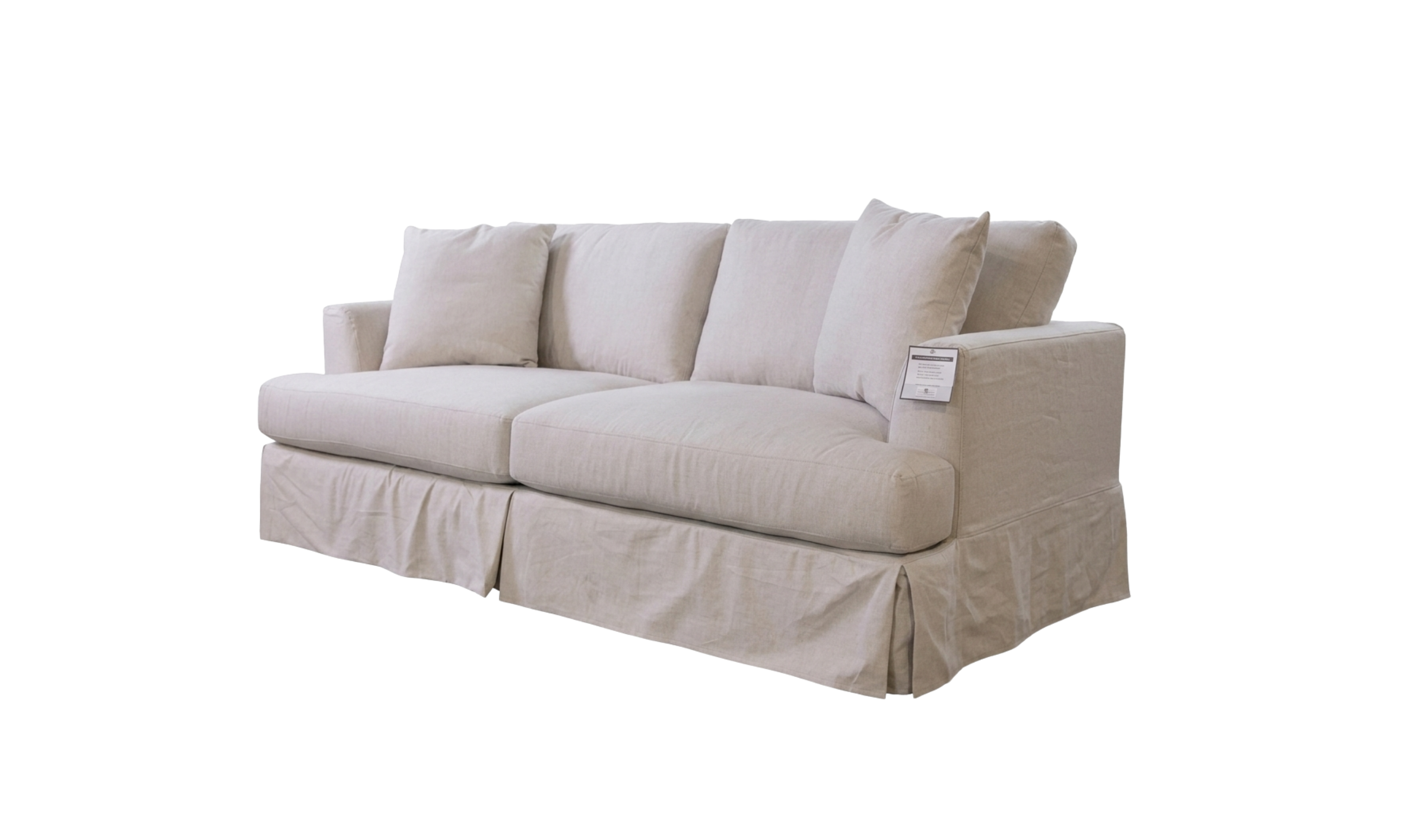 Klaussner Bentley Fabric Slipcover Sleeper Sofa with Track Arms-Jennifer Furniture