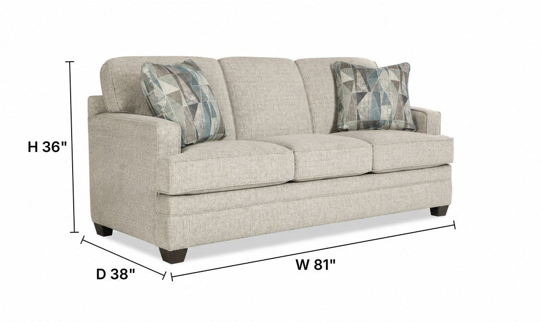 Klaussner Bradford Fabric Contemporary Sofa Collection-Jennifer Furniture