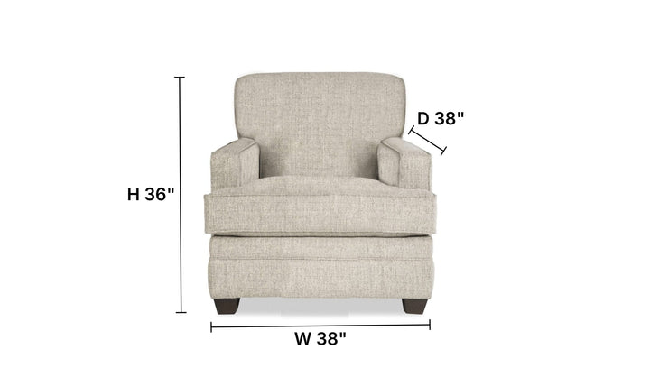 Klaussner Bradford Fabric Contemporary Sofa Collection-Jennifer Furniture