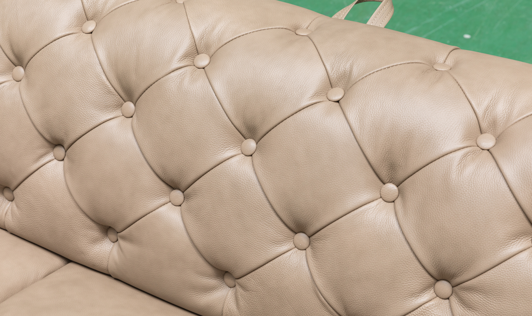 Klaussner Callas Italian Leather Queen Sleeper Sofa - Luxury Overnight Collection