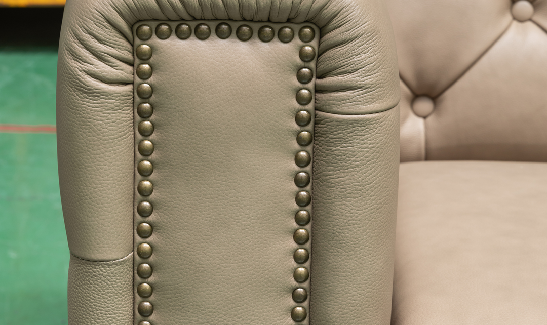 Klaussner Callas Italian Leather Queen Sleeper Sofa - Luxury Overnight Collection