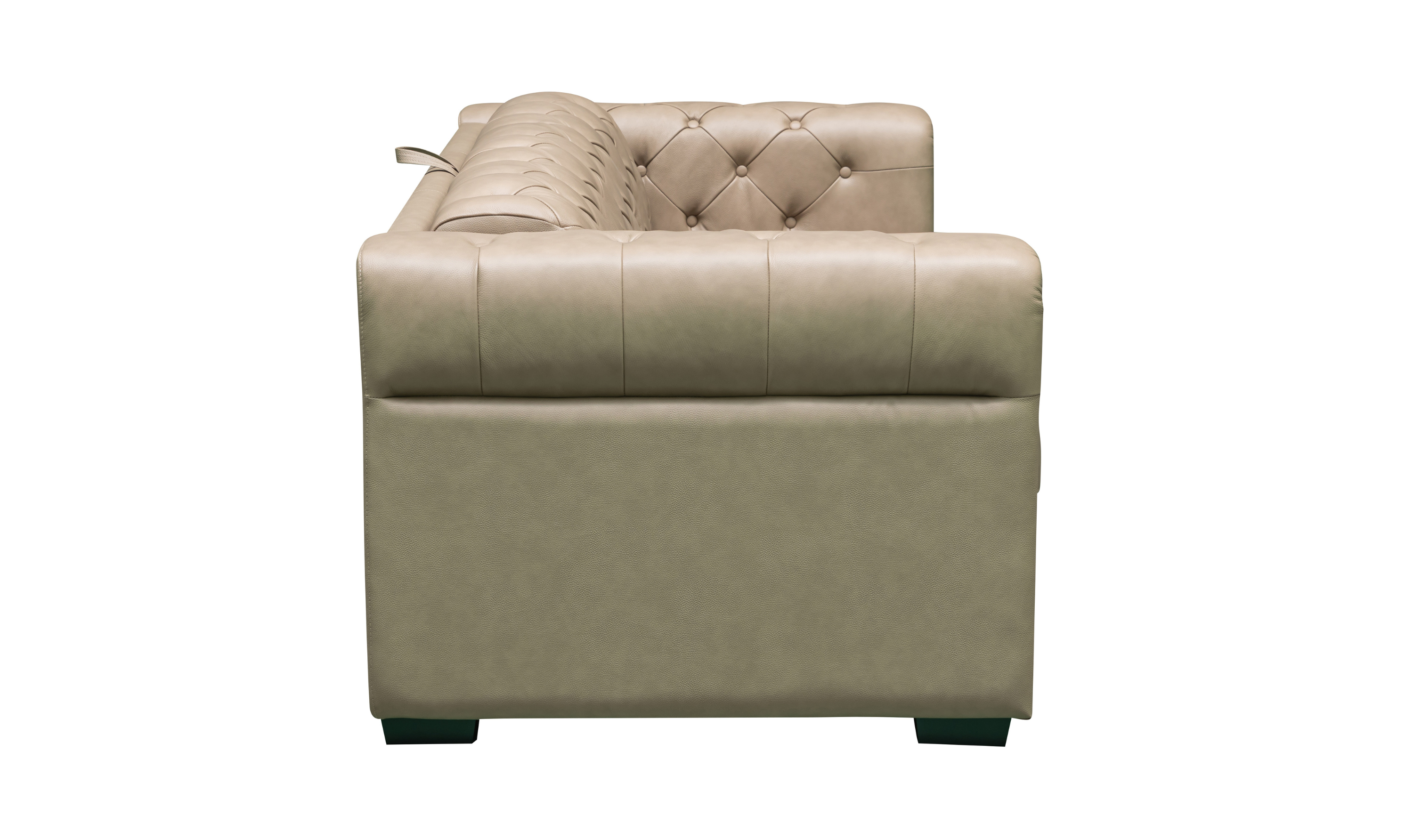 Klaussner Callas Leather Queen Sleeper Sofa - Luxury Overnight Collection