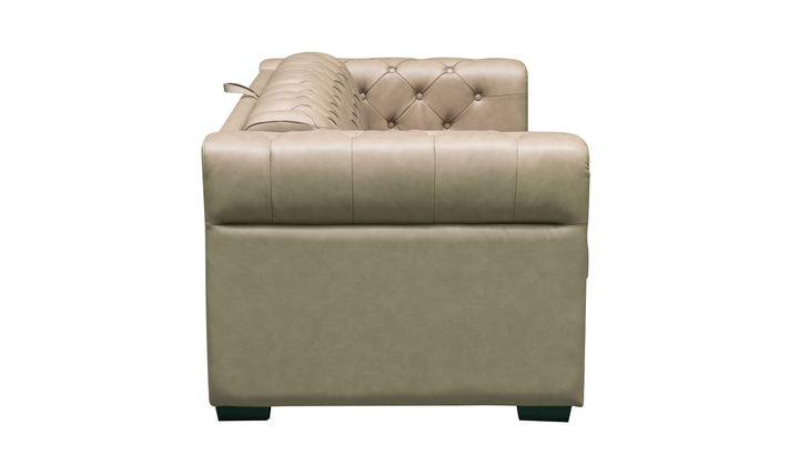 Klaussner Callas Italian Leather Queen Sleeper Sofa - Luxury Overnight Collection