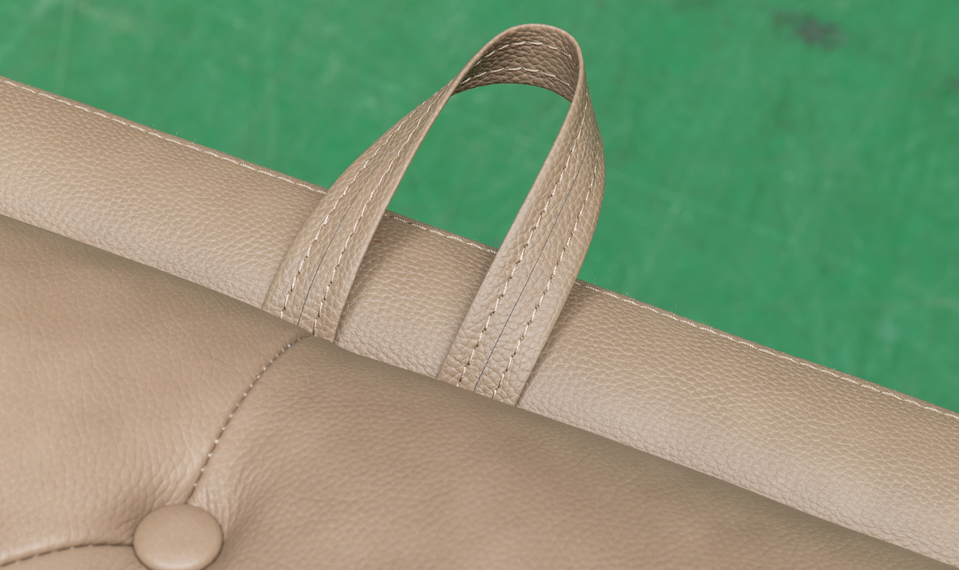 Klaussner Callas Italian Leather Queen Sleeper Sofa - Luxury Overnight Collection